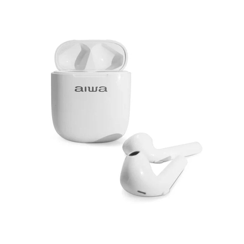 Audífonos Aiwa AWTWSD1 in ear bluetooth TWS 5.0 Blanco