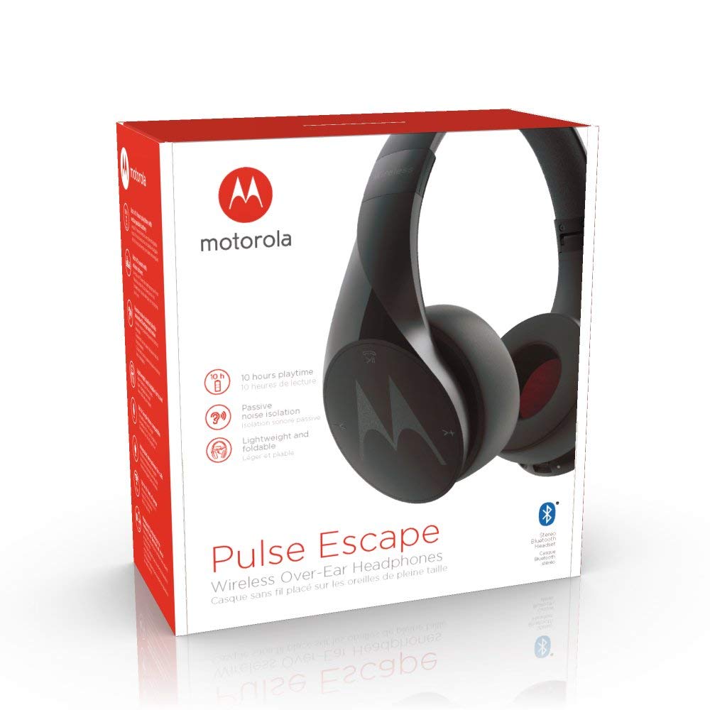 Audífonos Bluetooth Motorola Pulse Escape Negro