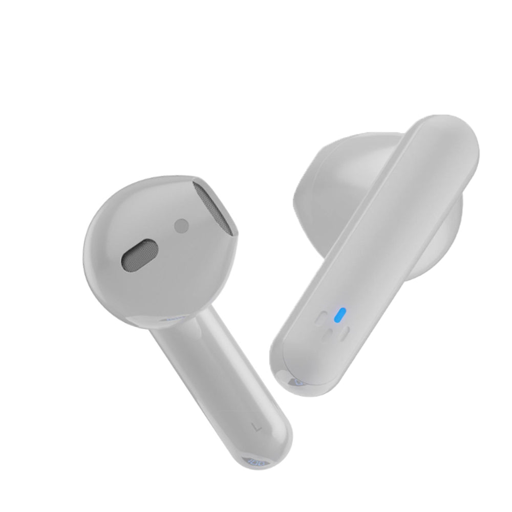 Audífonos Klip Xtreme TouchBuds TWS Bluetooth IPX3 Blanco