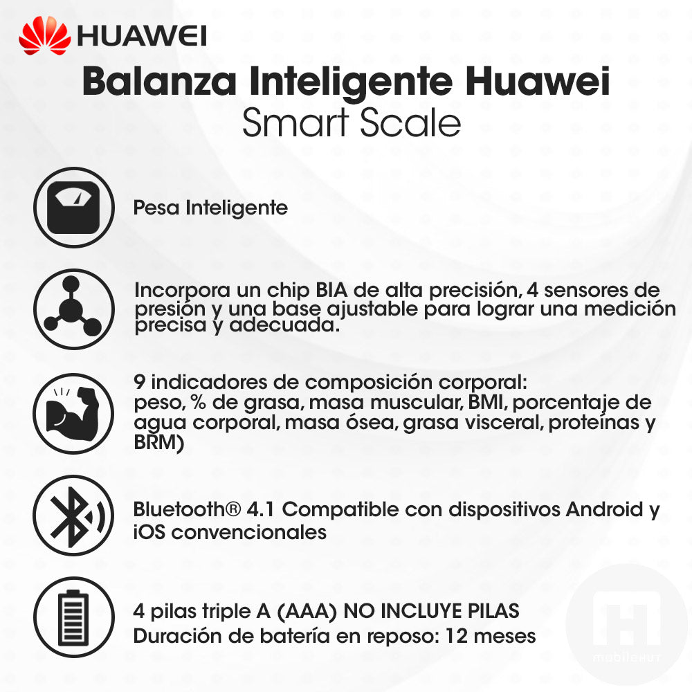 Balanza pesa Inteligente Huawei Smart Scale