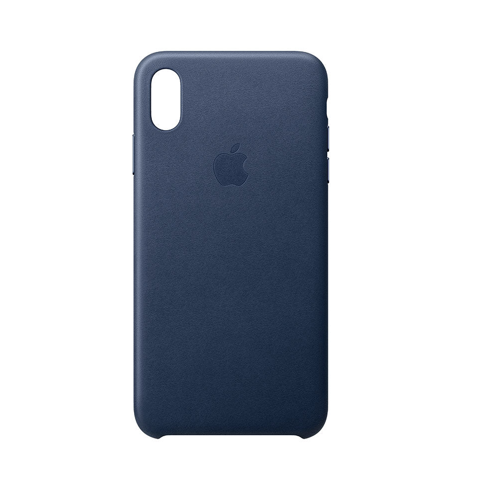 Apple case cuero para iPhone Xs Max azul noche