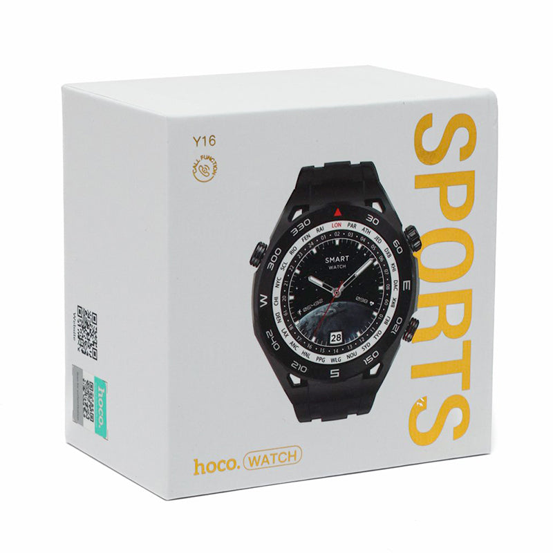 Reloj inteligente Hoco Y16 Smartwatch Bluetooth Negro