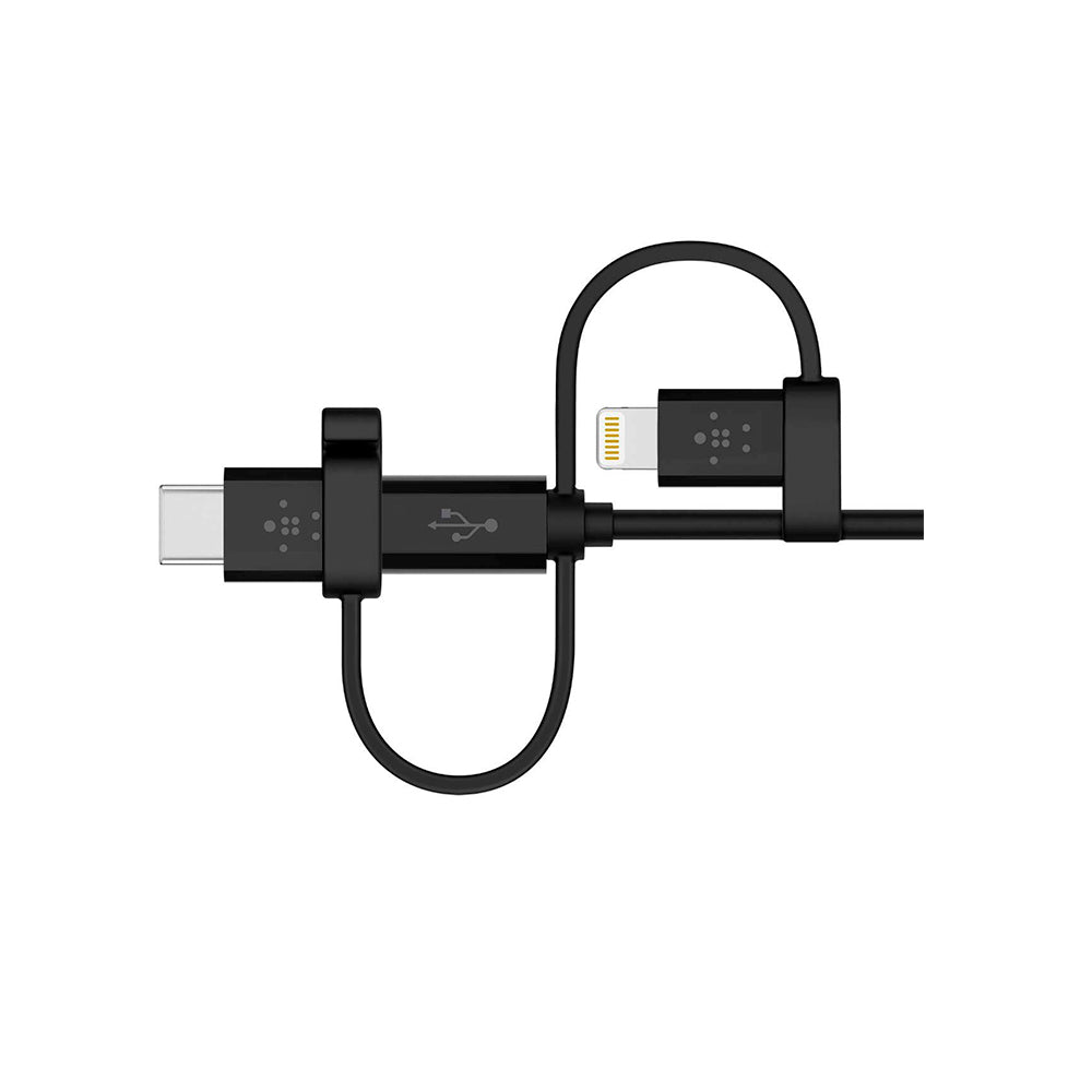 Cable Múltiple USB-C, Micro USB y Lightning Belkin