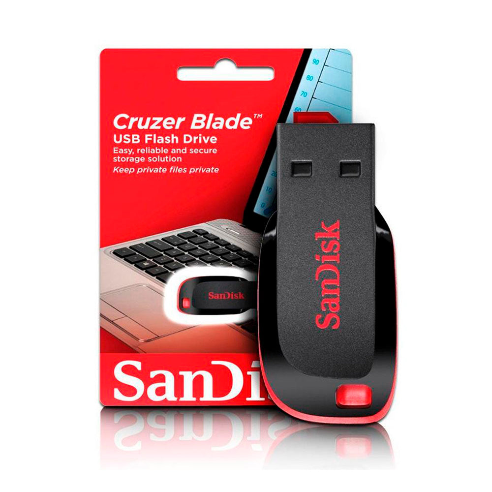 Pendrive Unidad Flash Sandisk Usb Cruzer Blade16GB
