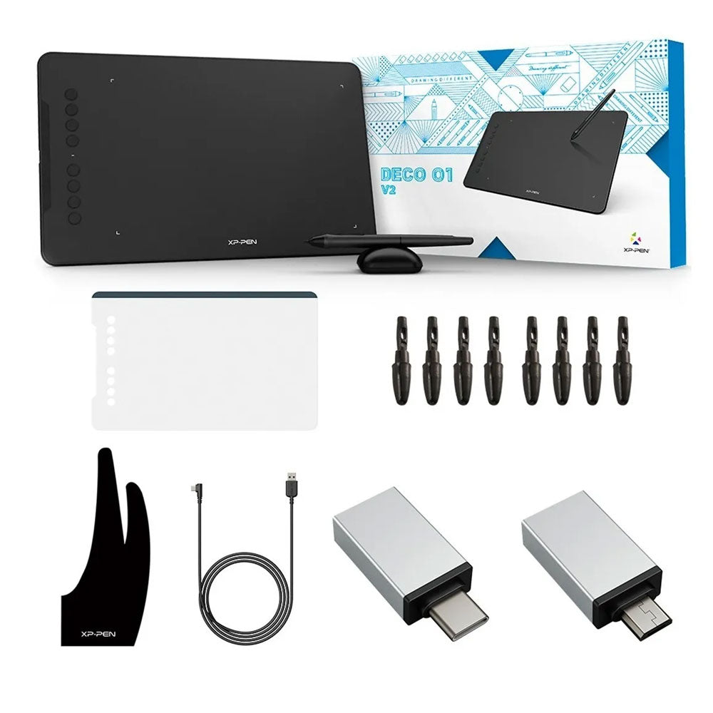 Tableta grafica digitalizadora XP Pen Deco 01 V2 25 X 15.8cm