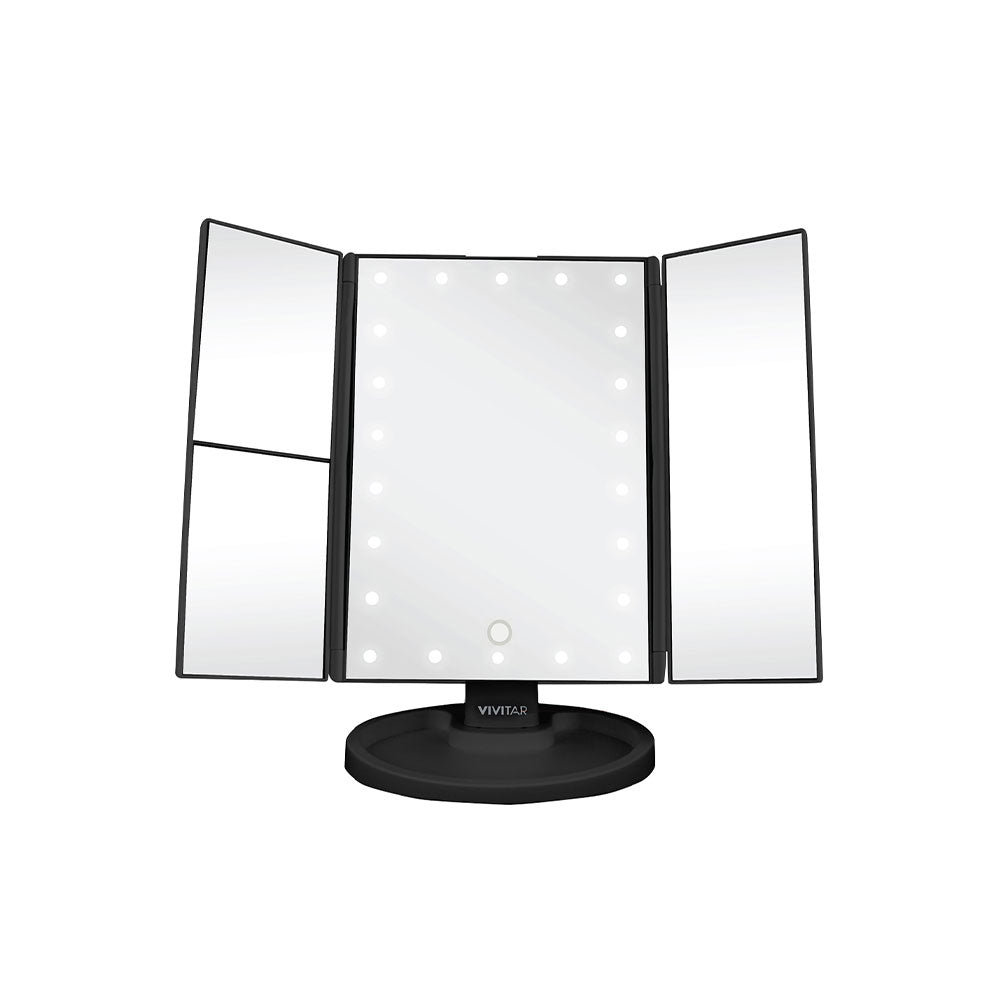 Espejo inalámbrico Vivitar con luz LED MR-1306 Negro