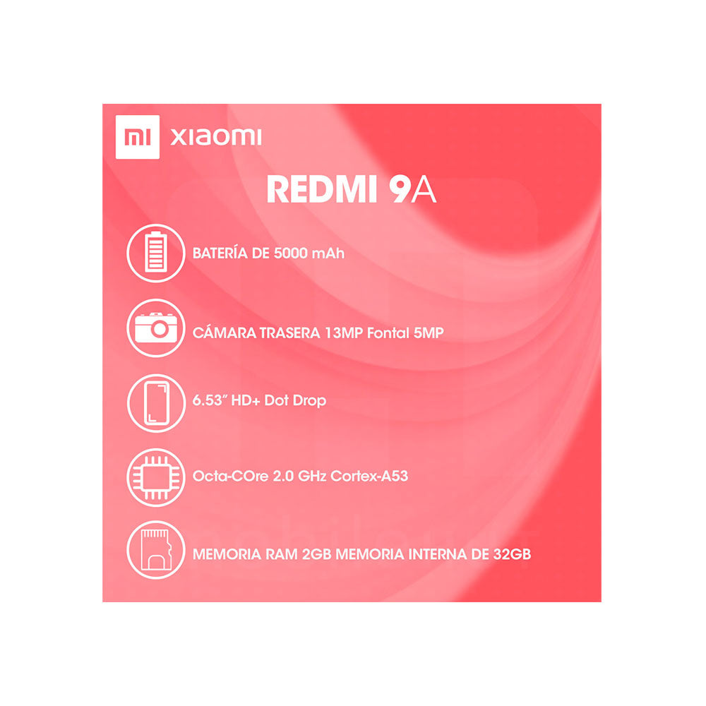 OPEN BOX - Xiaomi Redmi 9A 32GB ROM 2GB RAM Azul