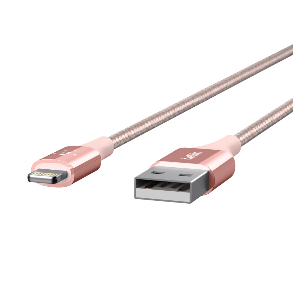 Cable Duratek Lightning USB 1.2 Mt. Belkin Gold Rose