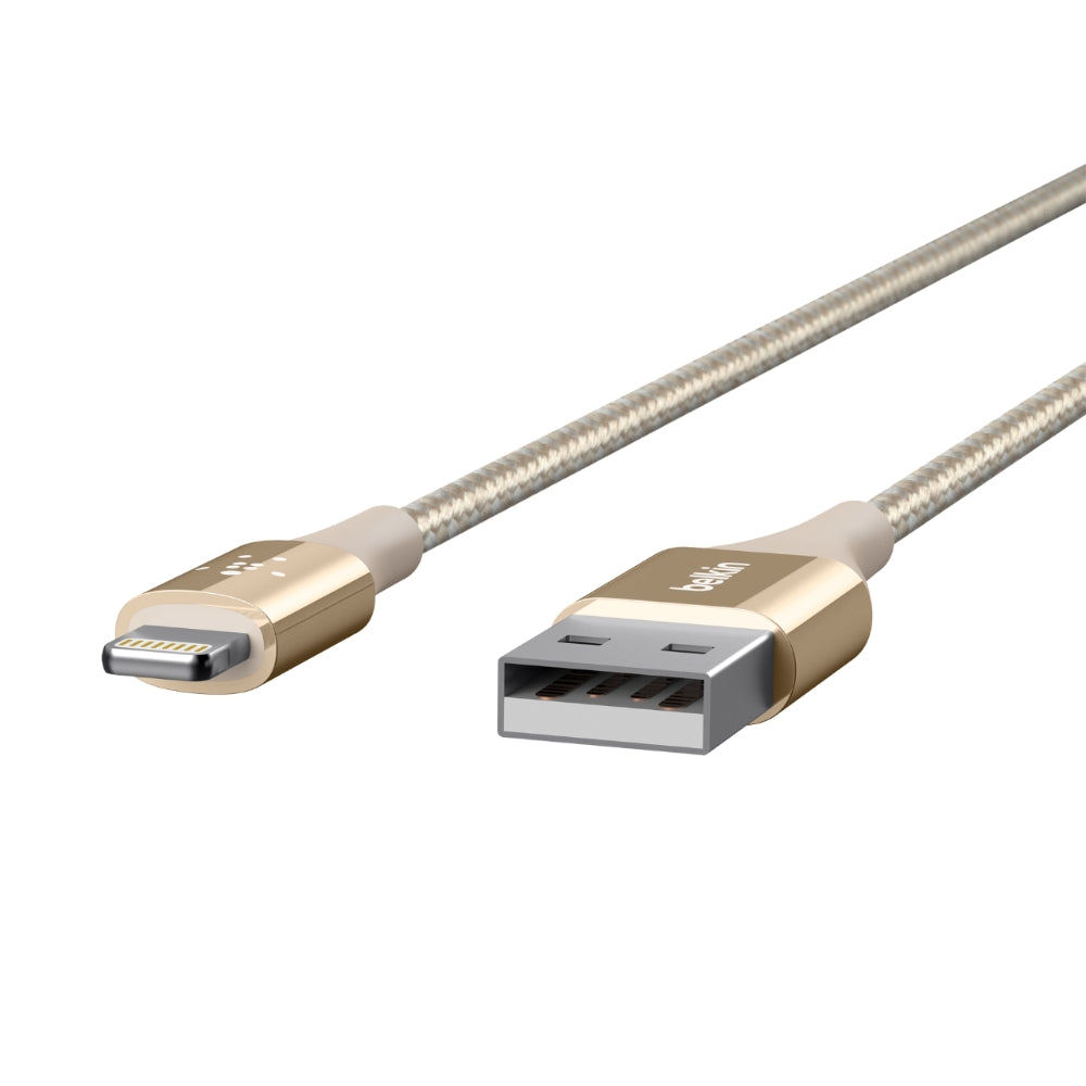 Cable Duratek Lightning USB 1.2 Mt. Belkin Dorado