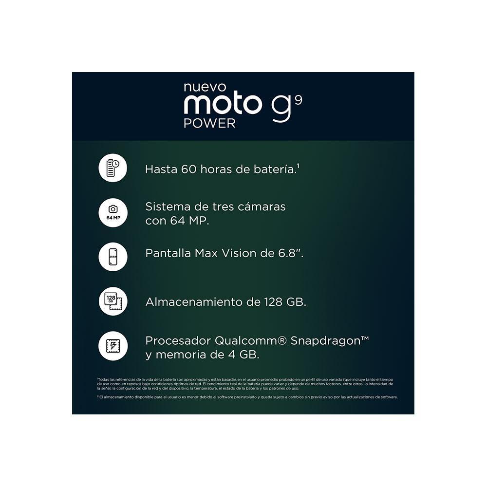 OPEN BOX - Motorola G9 Power 128GB Rom 4GB Ram Morado sónico - OPEN BOX