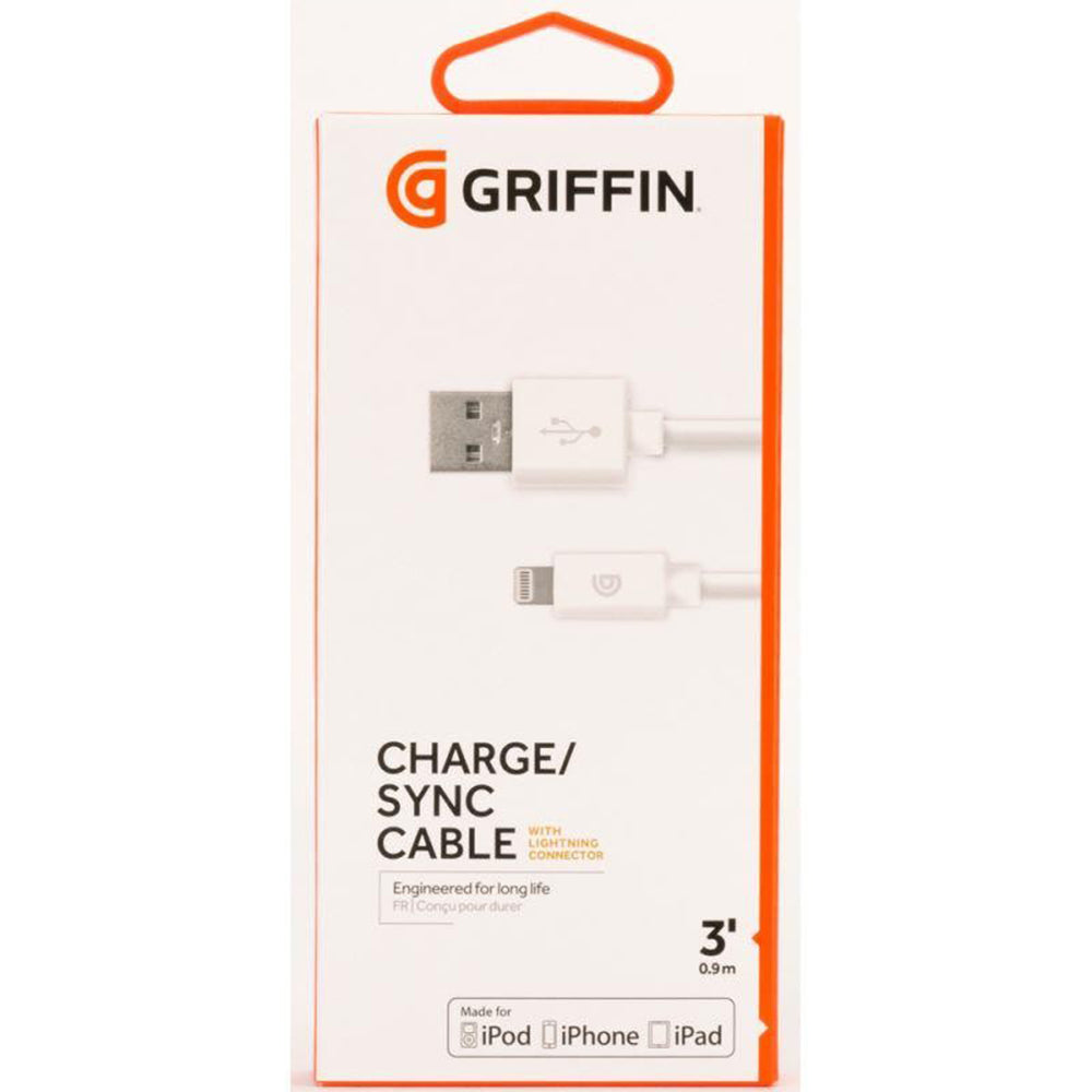 Cable Lightning a USB Griffin 90 cm Blanco