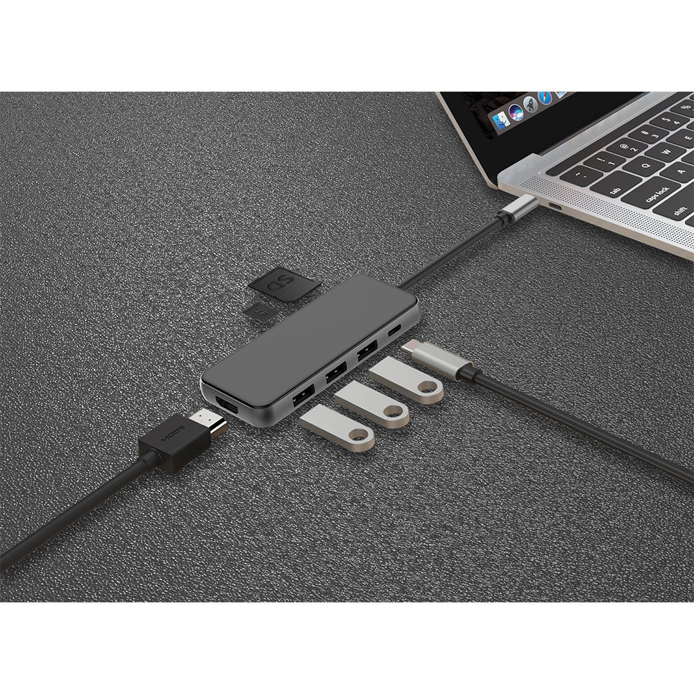 Dusted Hub USB-C Multipuertos 7 en 1