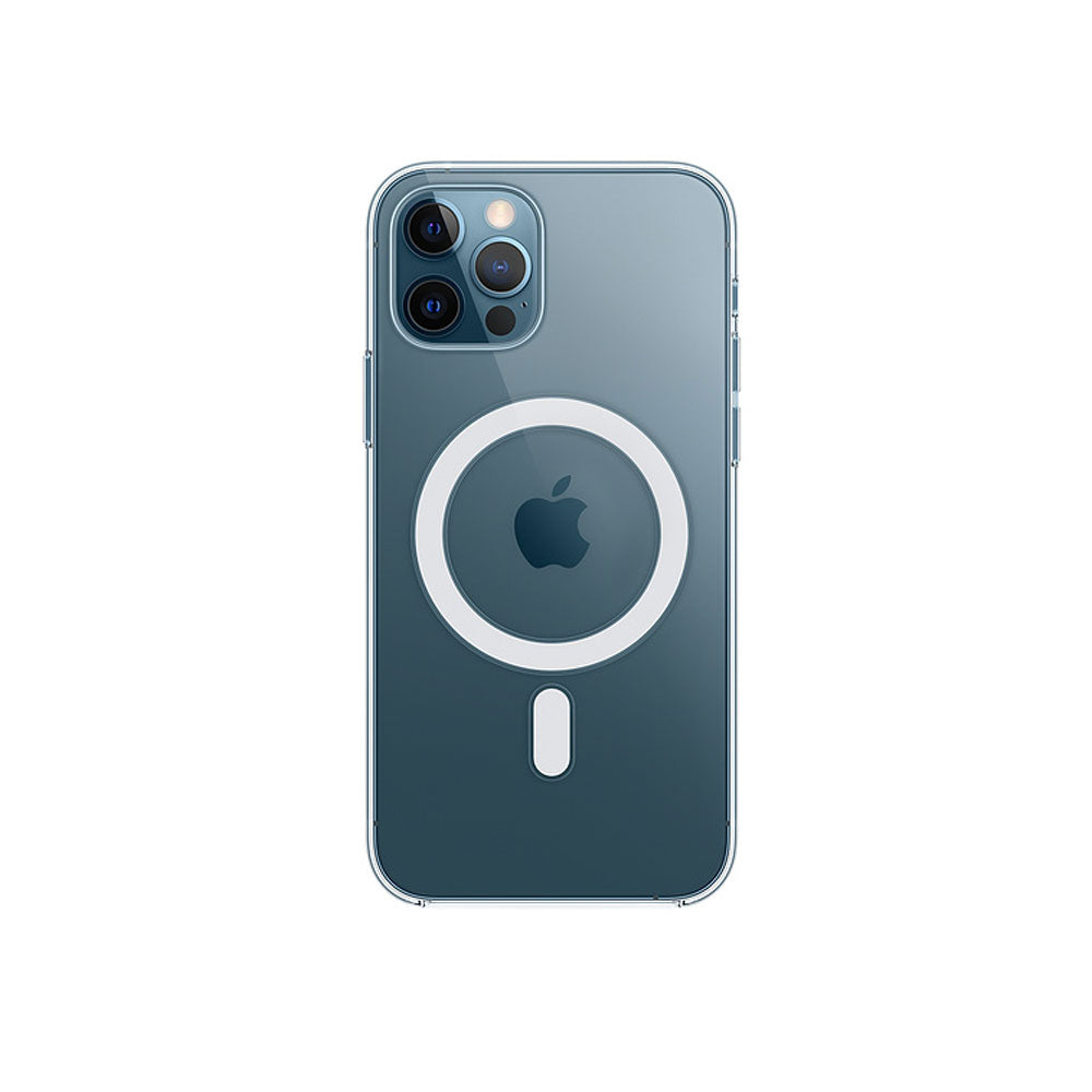 Apple Carcasa de Silicona Magsafe iPhone 12 / 12 Pro Transp.
