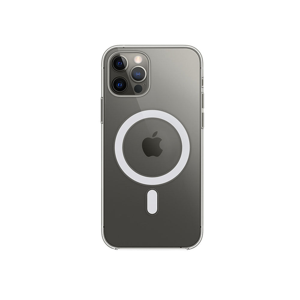 Apple Carcasa de Silicona Magsafe iPhone 12 / 12 Pro Transp.