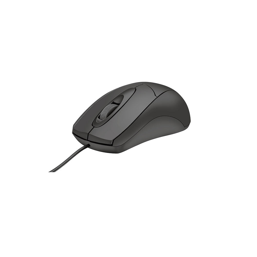 Kit Mouse y teclado Trust Ziva con cable USB PC Windows Mac