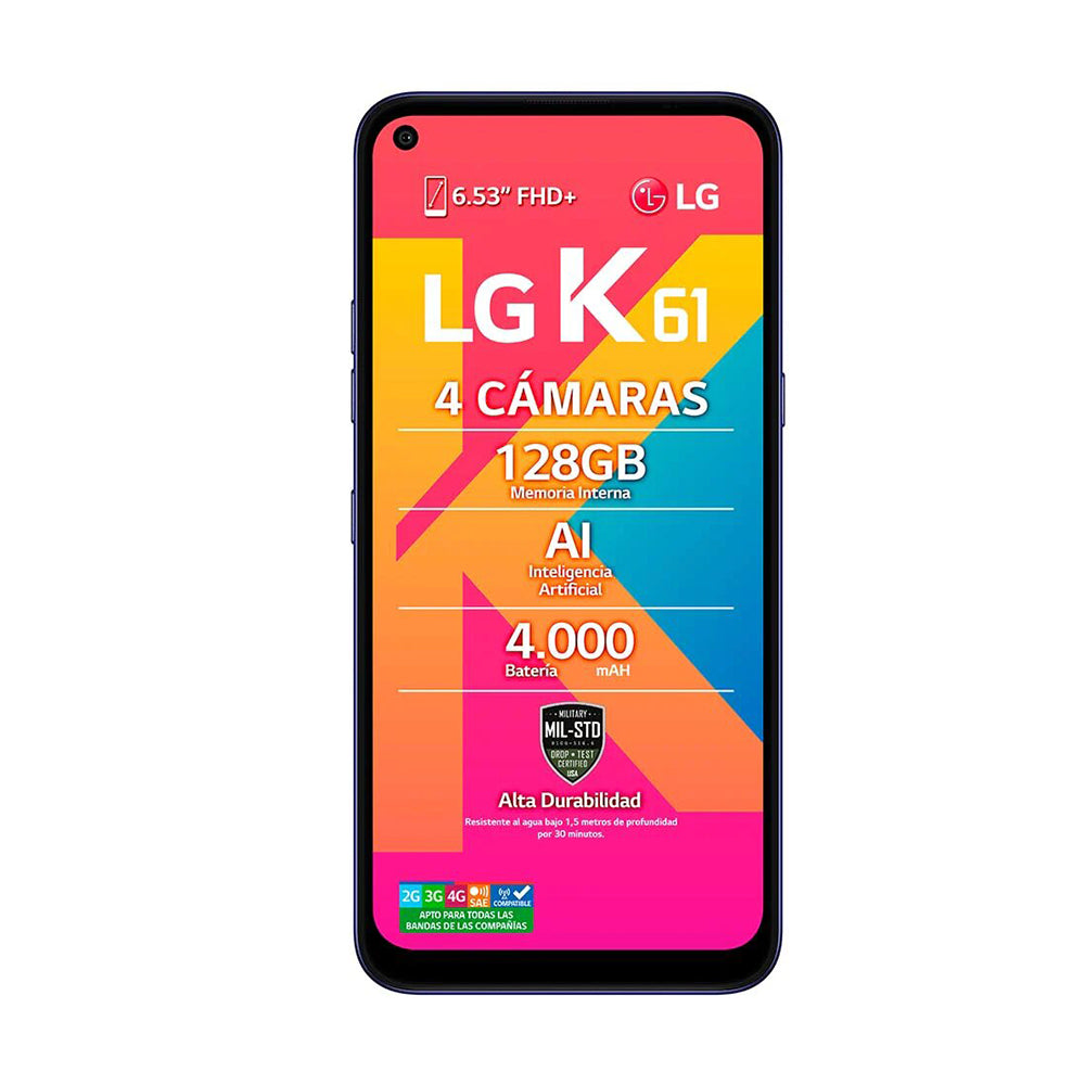 LG K61 128GB Rom 4GB Ram Gris