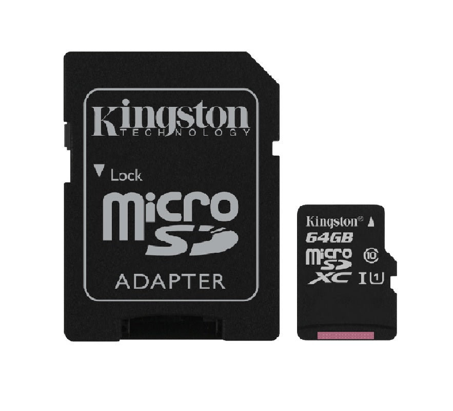 Tarjeta de memoria Kingston 64GB Clase 10