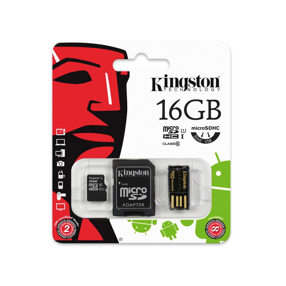 Mobility Kit Kingston 16GB Clase 10