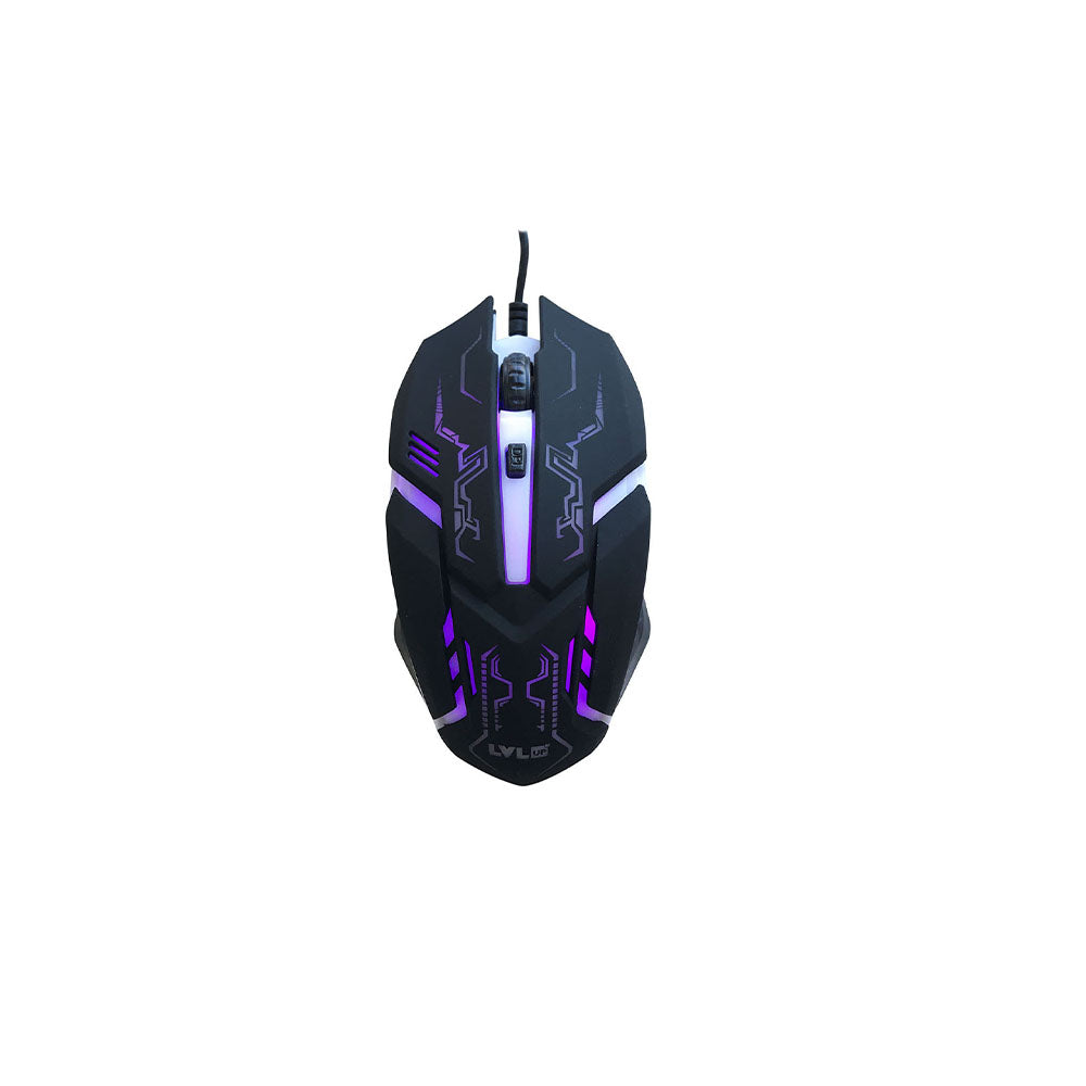 Mouse Gamer LvlUp LU737 Deluxe Pro RGB PC con switch de DPI