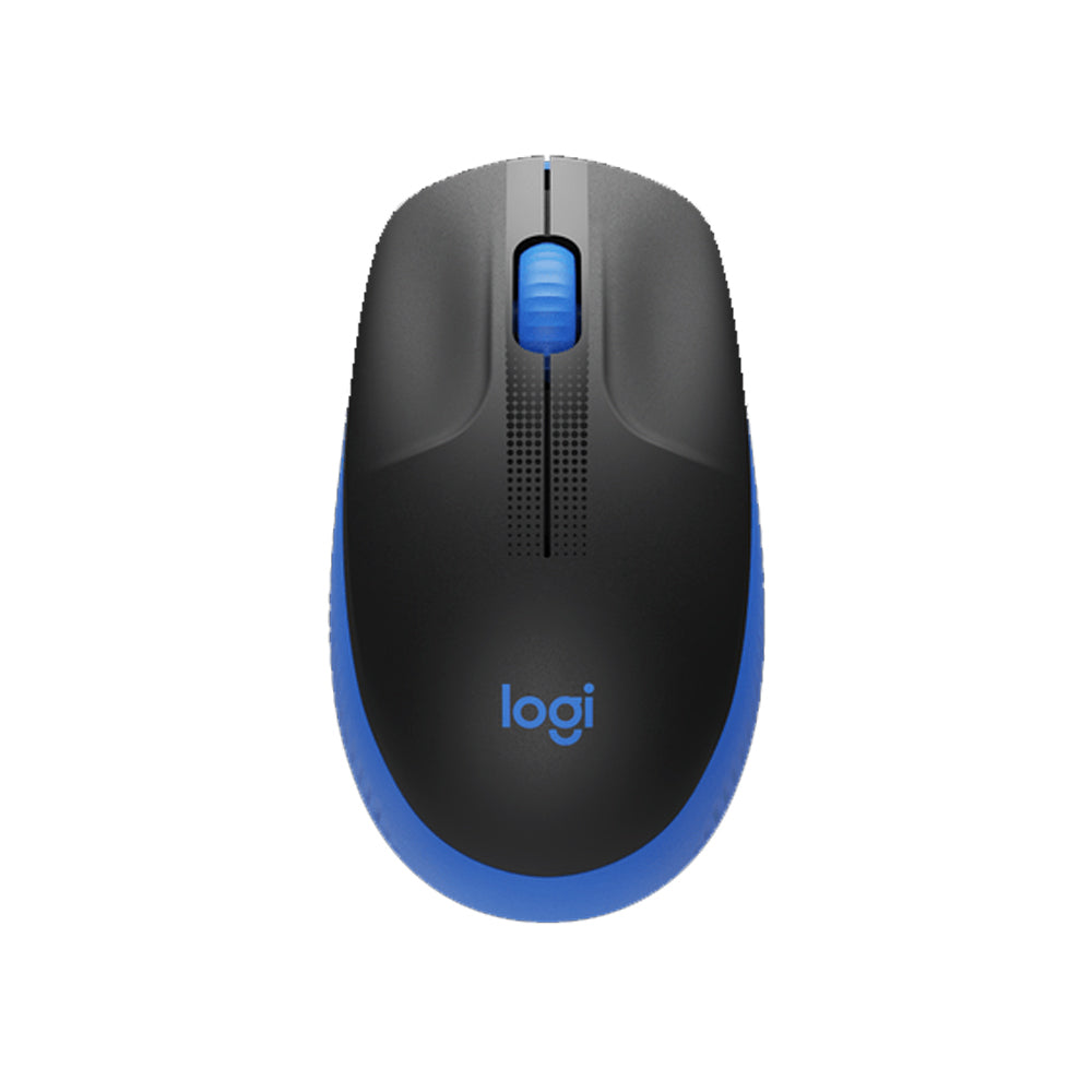 Mouse Logitech M190 inalámbrico USB Windows MacOS Azul