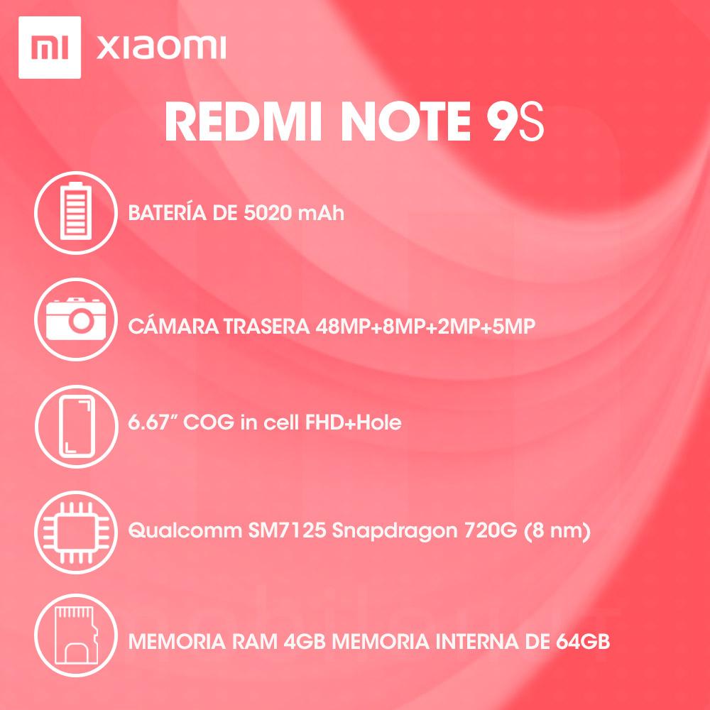 XIAOMI REDMI NOTE 9S 64GB ROM 4GB RAM - OPEN BOX