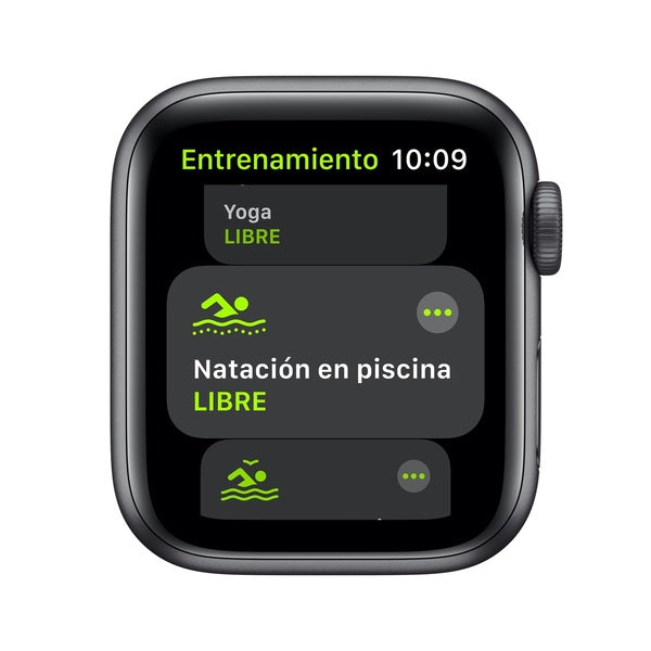 Apple Watch SE 40mm GPS Case Gris Correa deportiva Negro