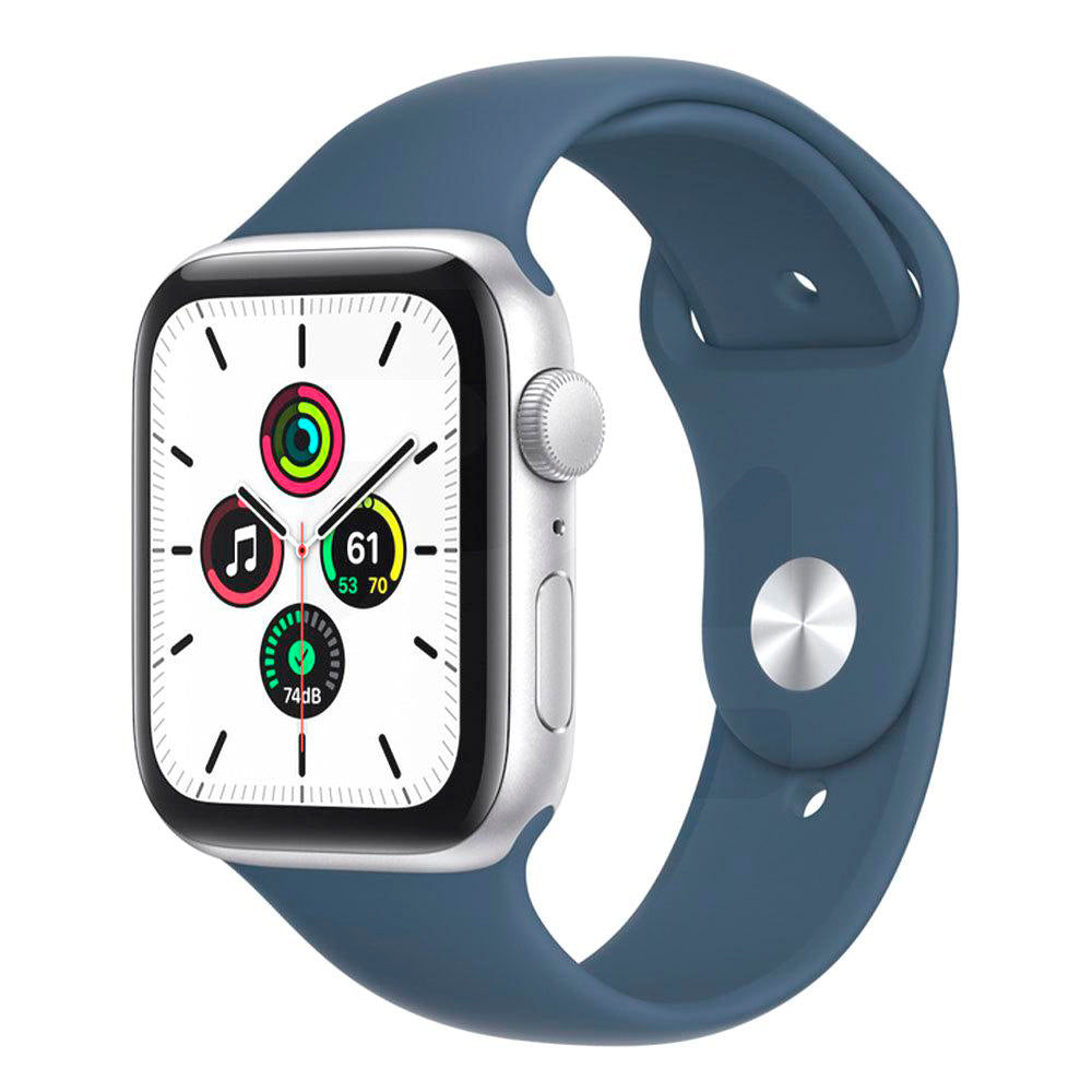 Apple Watch SE 44mm GPS Case Silver Correa deportiva Azul