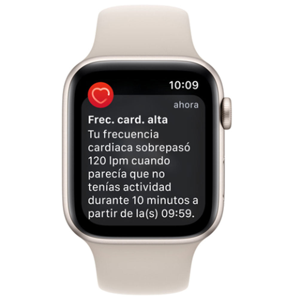 Apple Watch SE GPS 44 mm Correa deportiva blanco estrella