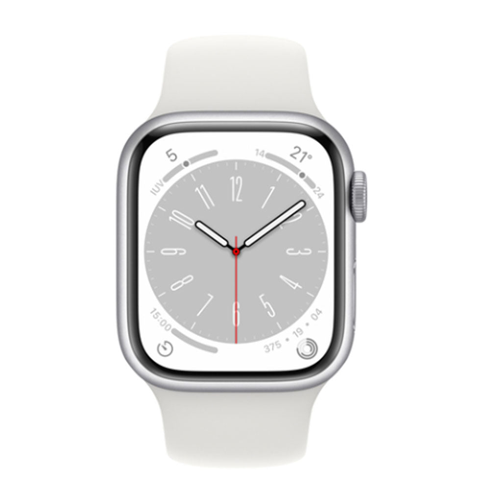 Apple Watch S8 GPS 41 mm Correa deportiva blanco