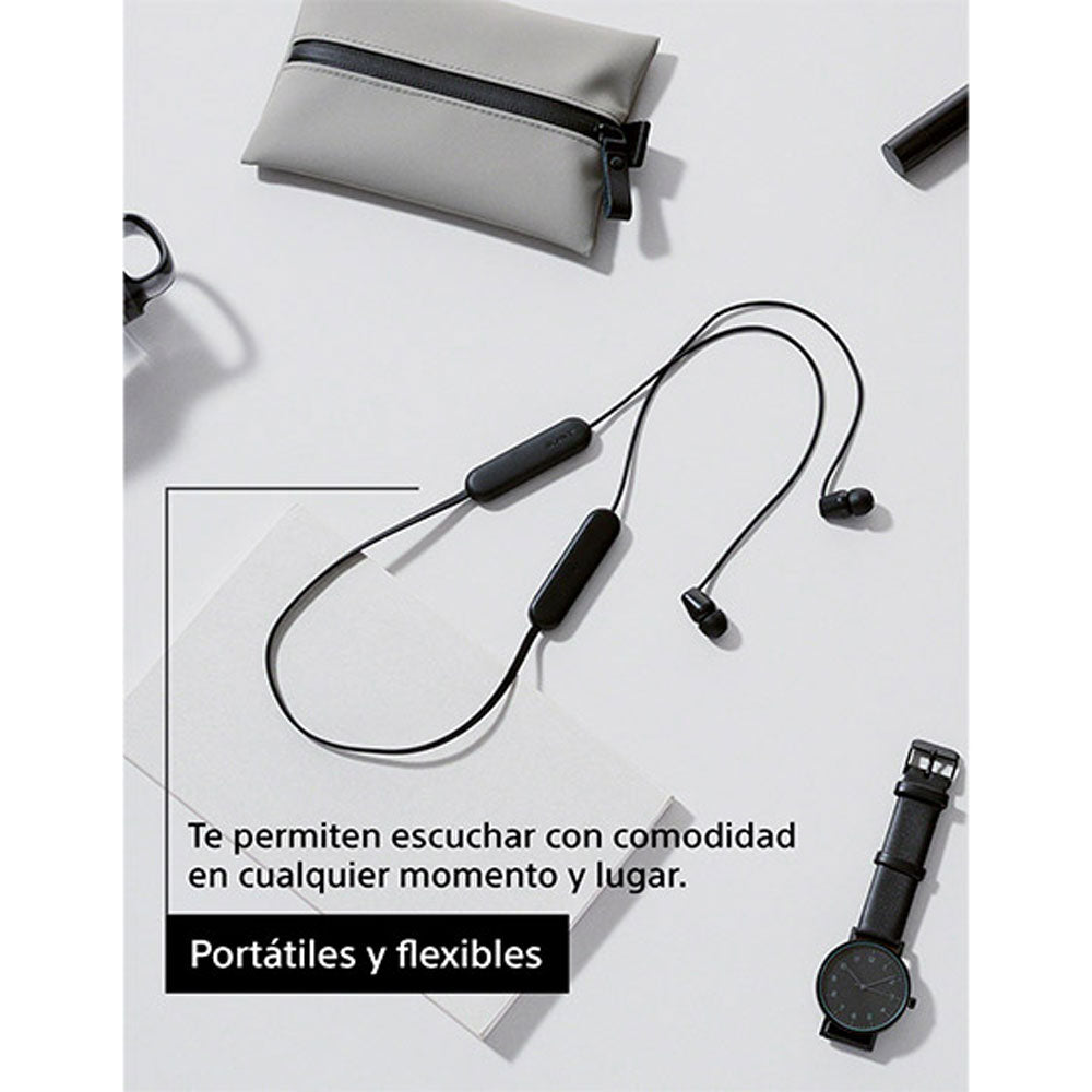 Audifonos Sony WI-C100/BZ UC In Ear Bluetooth Negro