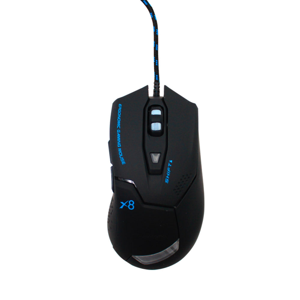 Mouse Gamer Motomo T80 1600 DPI 6 botones