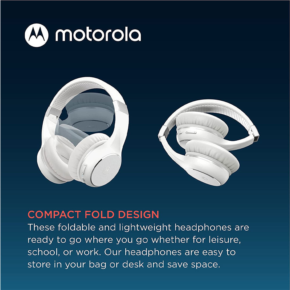 Audifonos Motorola XT 220 Over Ear Bluetooth Blanco