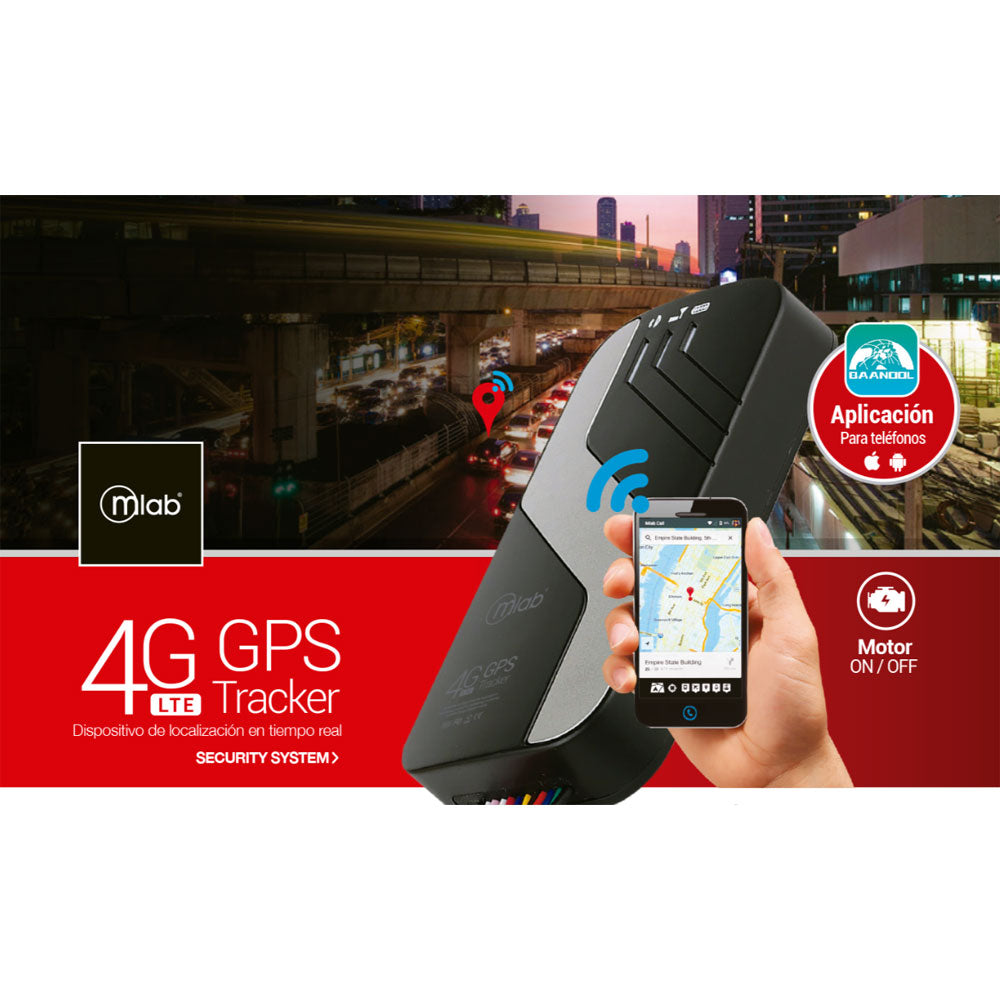 GPS Tracker Mlab 9223 4G LTE IP67 para Auto Moto o camion