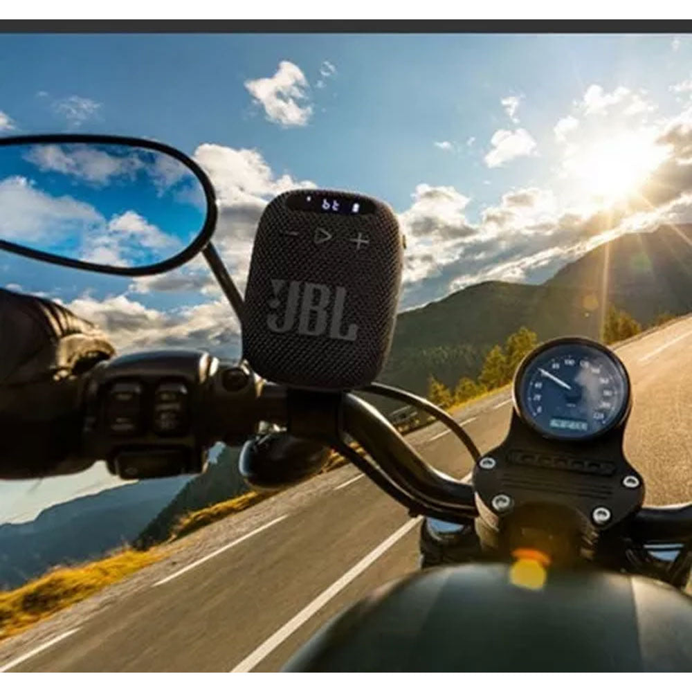 Parlante JBL Wind 3 Bluetooth para Moto Bici Negro