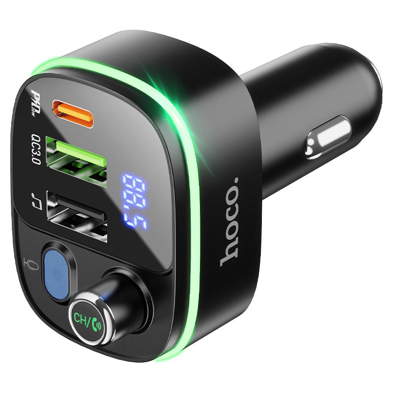Transmisor FM para auto Hoco E62 Bluetooth Fast PD20W+QC3.0