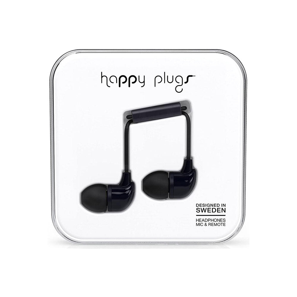 Audifonos Happy Plugs In Ear Deportivos Negro