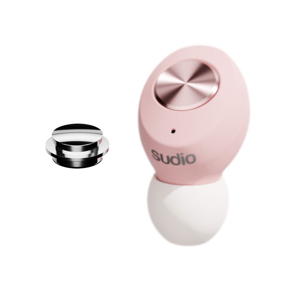 Audífonos Sudio Tolv Bluetooth in ear True Wireless Rosado