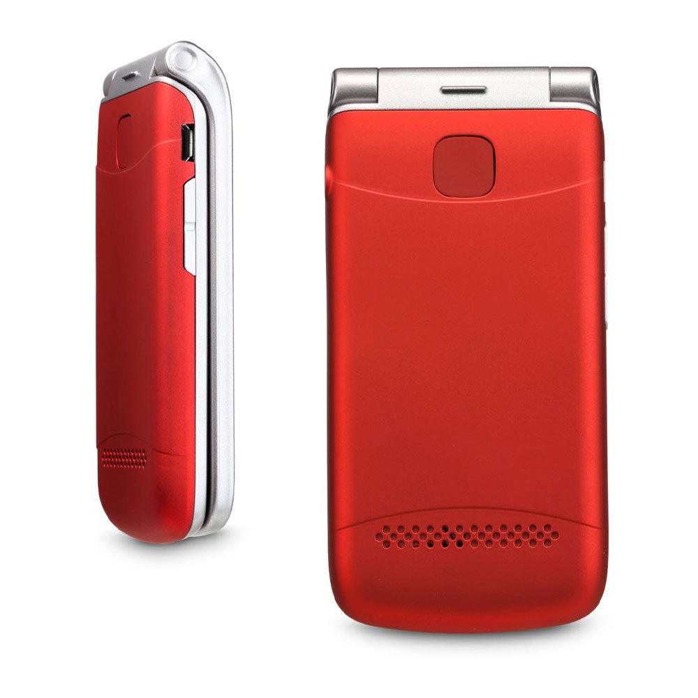 Telefono Senior IRT 310R 3G Tipo Almeja Rojo