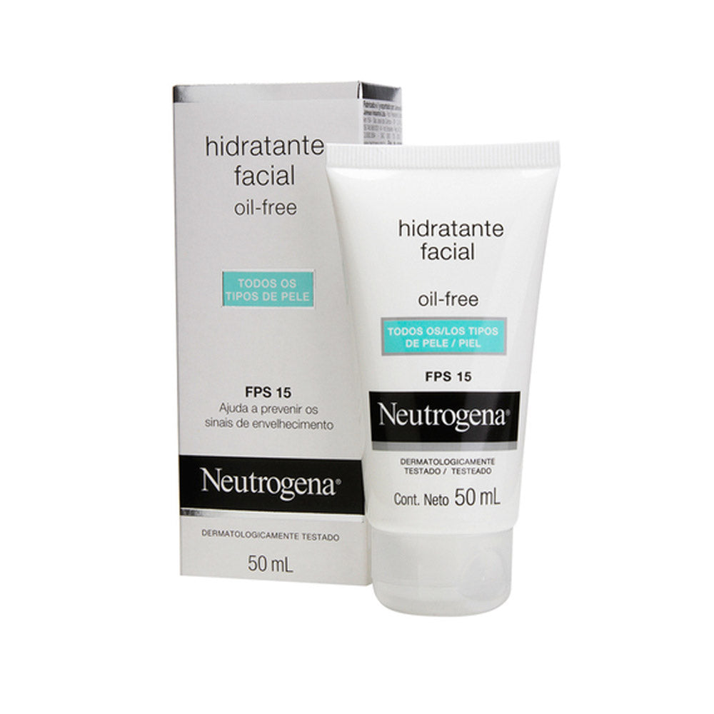 Hidratante facial Neutrogena Oil Free FPS 15 50 ml