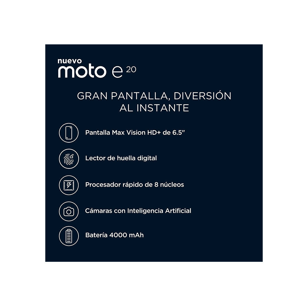 Motorola Moto E20 32GB ROM 2GB RAM
