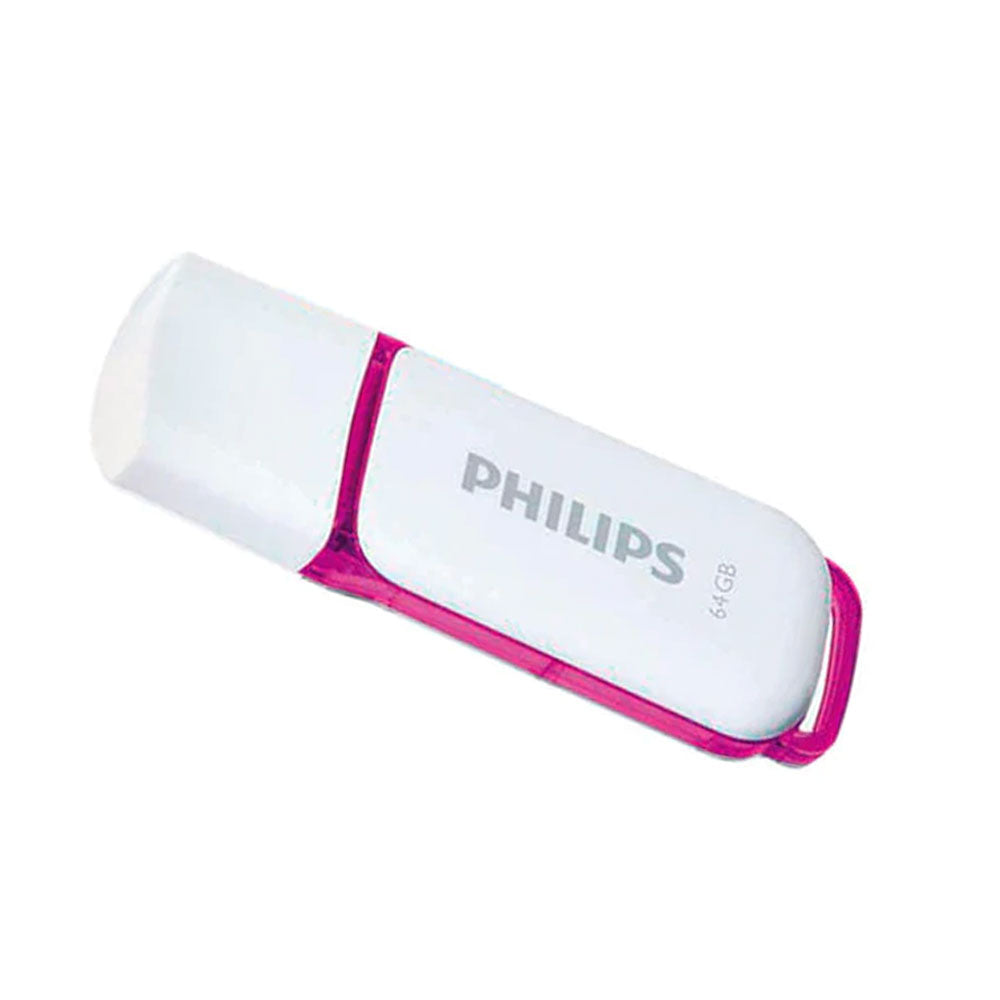 Pendrive Philips Snow 64GB USB 2.0 Flash Drive Morado