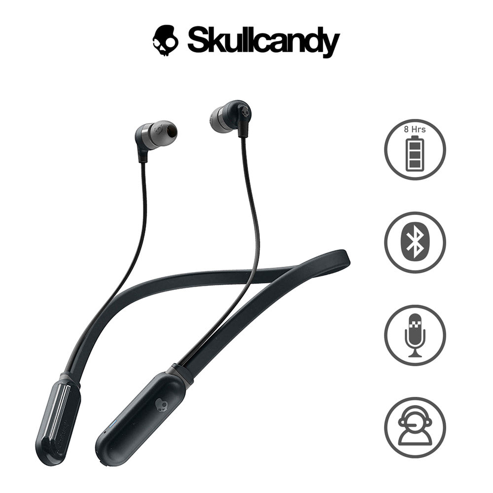 Audifonos Skullcandy Inkd+ In Ear Bluetooth Negro y gris