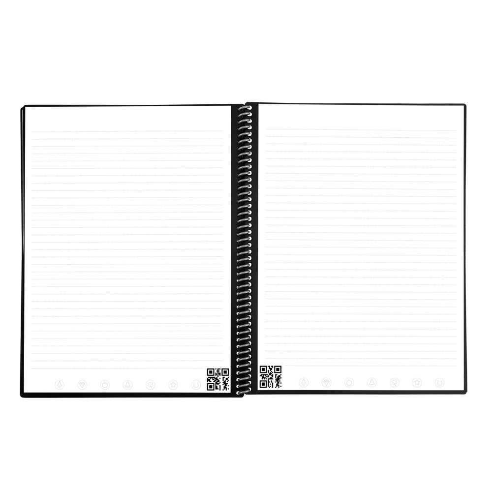 OPEN BOX- Cuaderno inteligente Rocketbook Fusion Carta Negro