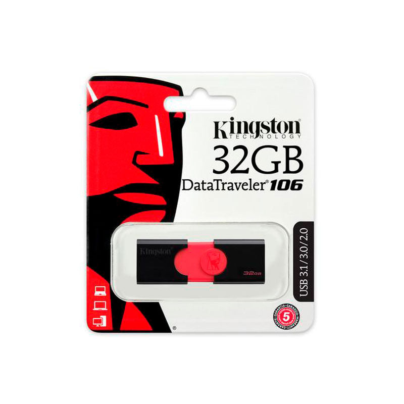 Pendrive Kingston 32GB DT106 USB 2.0/3.0/3.1