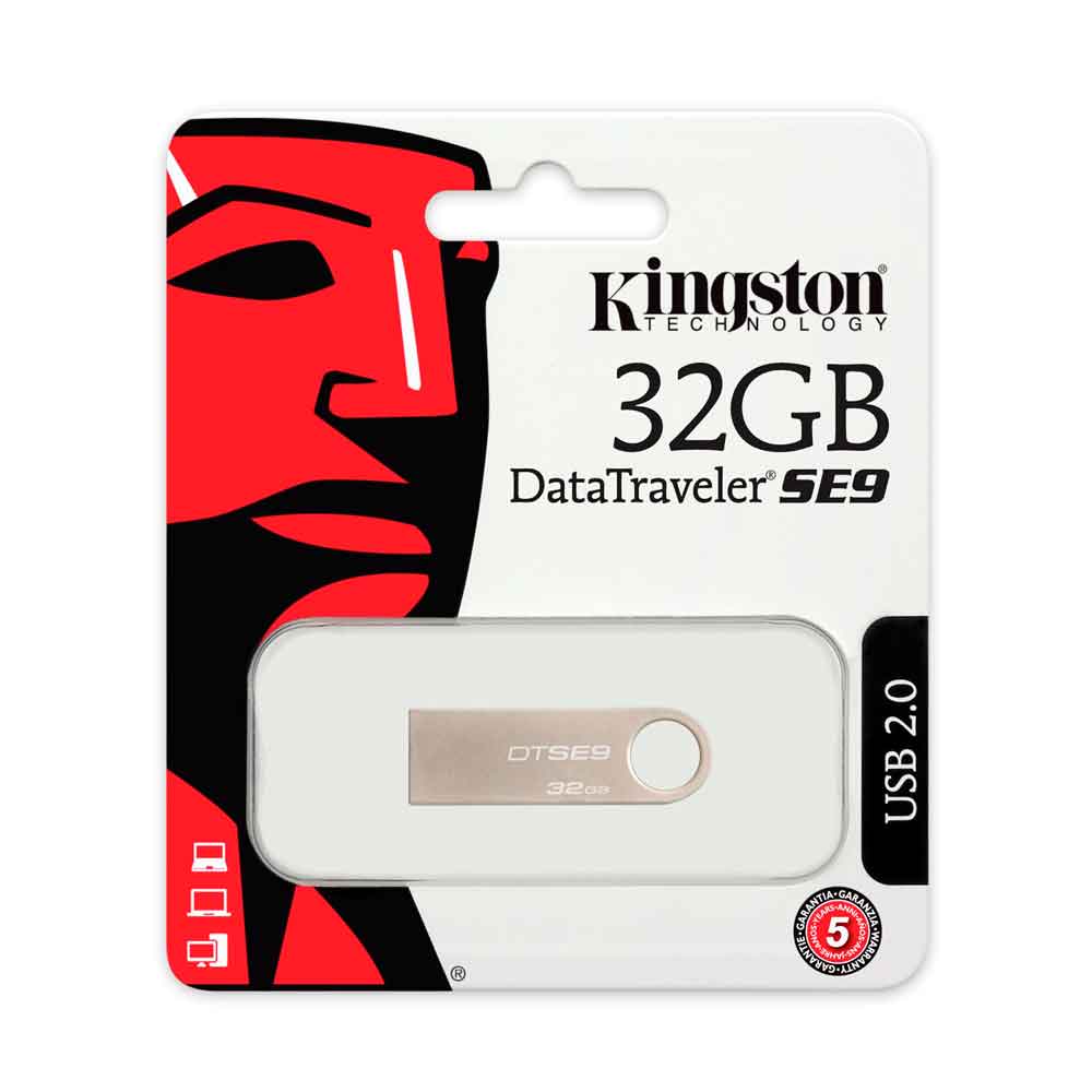 Pendrive Kingston 32GB USB 2.0 DTSE9
