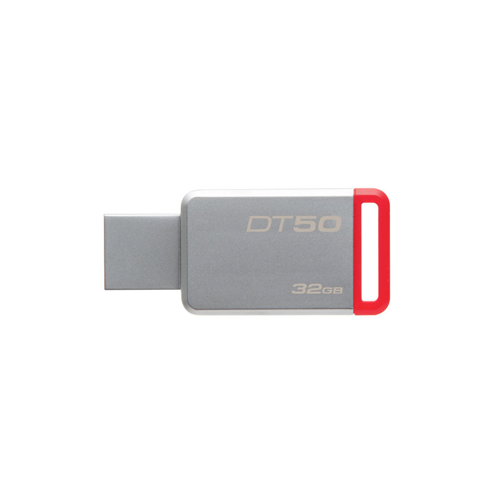 Pendrive Kingston 32GB USB 3.0 DT50-Rojo