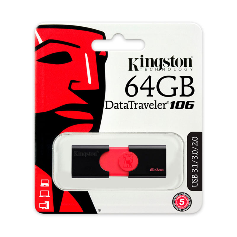 Pendrive Kingston 64GB DT106 USB 2.0/3.0/3.1